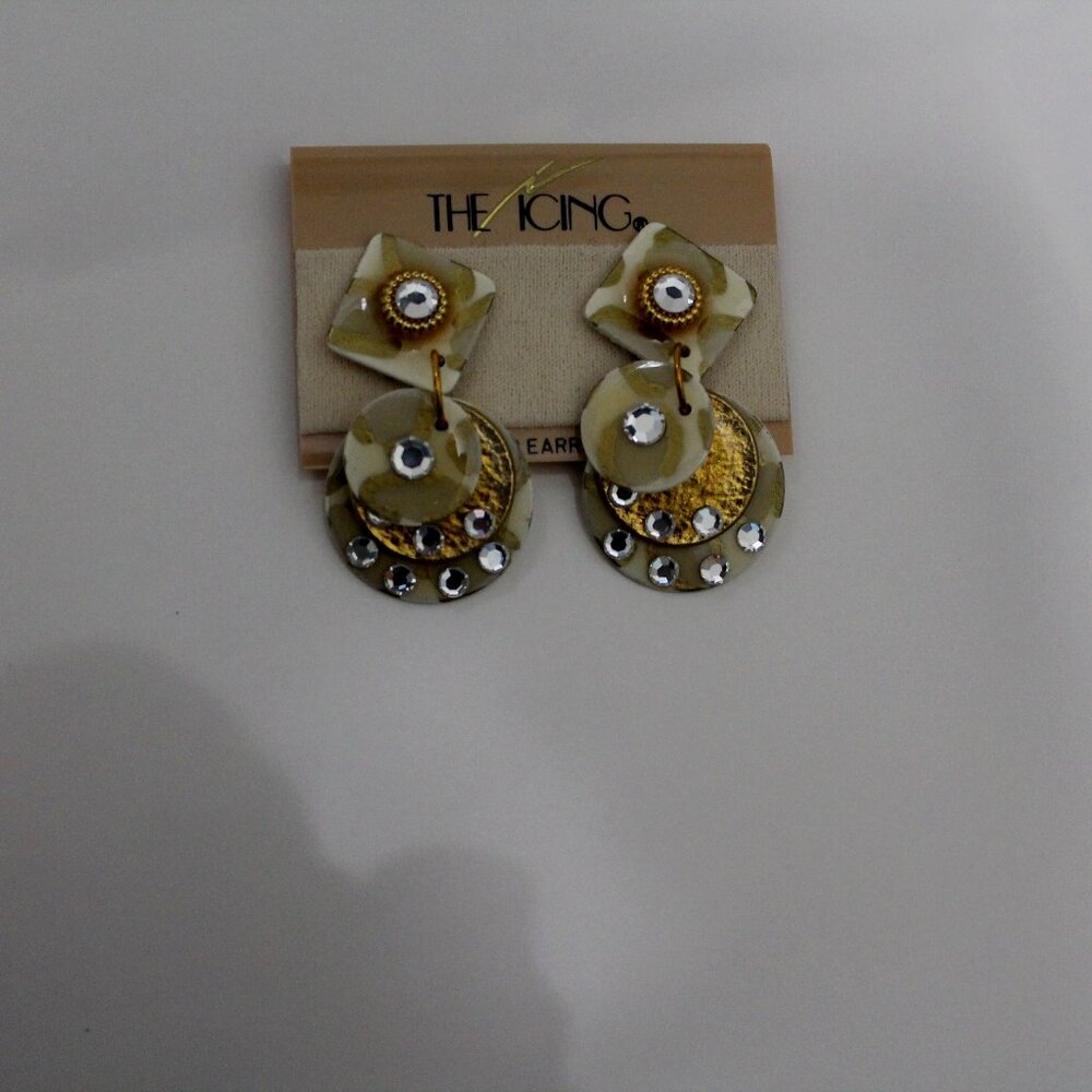 Rhinestone embellished Earrings